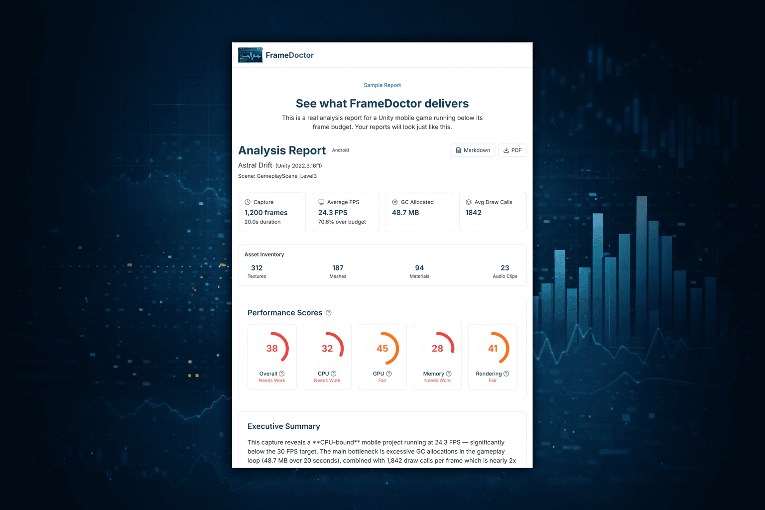 FrameDoctor analysis report